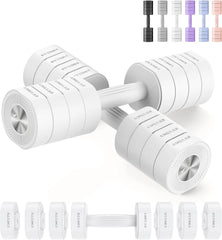 Adjustable Dumbbell Set Anti-Slip Handles for Home Fitness
