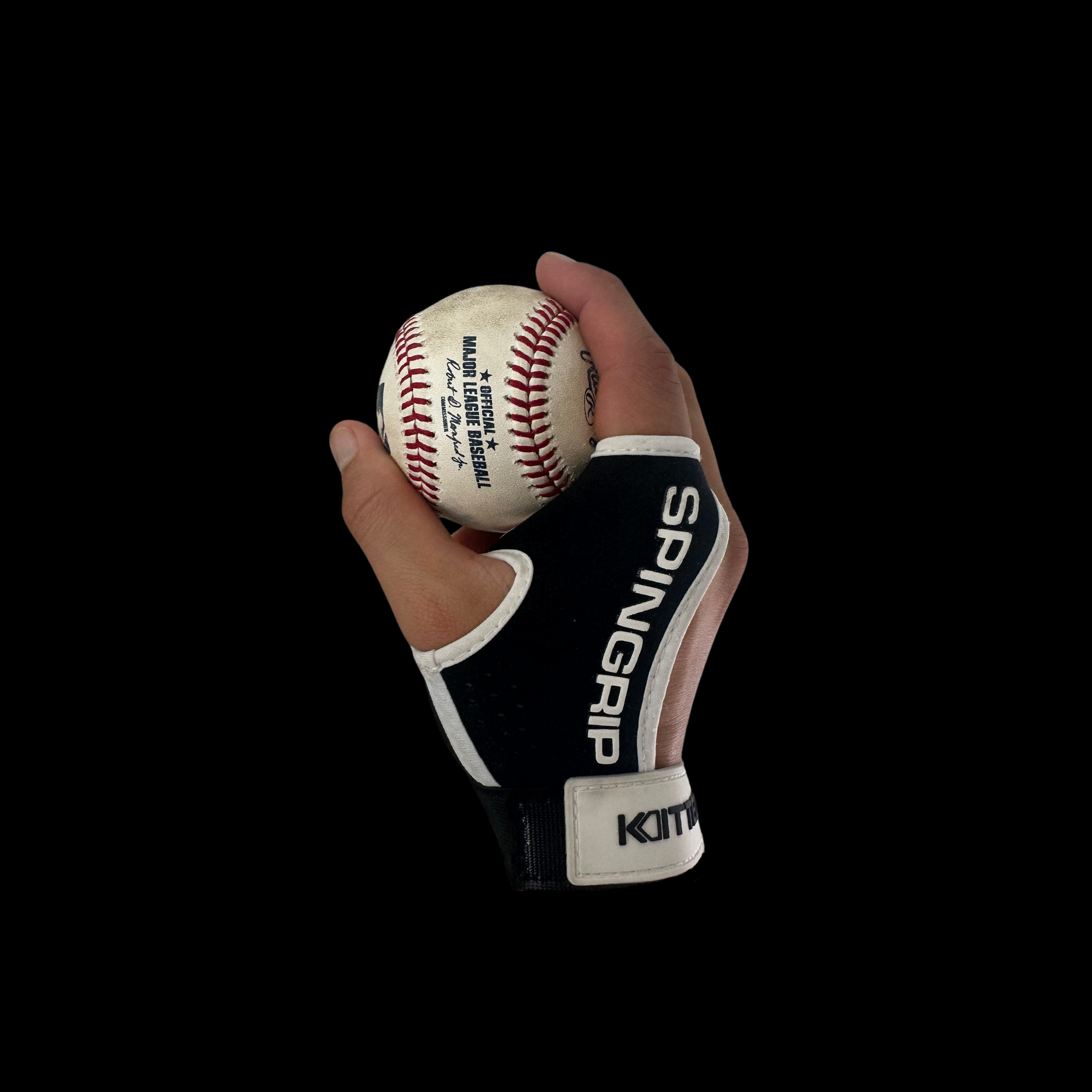 SpinGrip Baseball Training Ball for Pitching Grip Practice