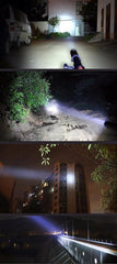 High-Lumen Rechargeable LED Tactical Flashlight Waterproof Aluminum Alloy Portable