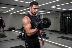 Adjustable Home Gym Dumbbells with Fast Weight Selection System