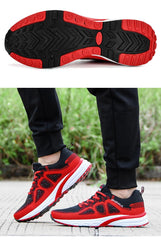 Men's Lightweight Breathable Mesh Sneakers Non-Slip Sport Trainers