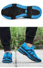 Men's Lightweight Breathable Mesh Sneakers Non-Slip Sport Trainers