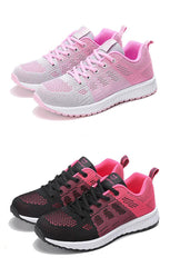 Women's Lightweight Breathable Mesh Sneakers Casual Lace-Up Walking Shoes