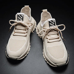 Men's Breathable Lightweight Slip-On Running Walking Sneakers Comfortable