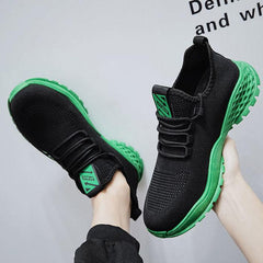 Men's Breathable Lightweight Slip-On Running Walking Sneakers Comfortable