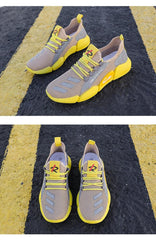 Men's Breathable Lightweight Slip-On Running Walking Sneakers Comfortable