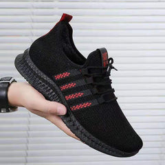 Men's Breathable Lightweight Slip-On Running Walking Sneakers Comfortable