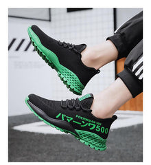 Men's Breathable Lightweight Slip-On Running Walking Sneakers Comfortable