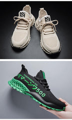 Men's Breathable Lightweight Slip-On Running Walking Sneakers Comfortable