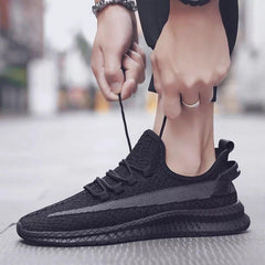 Men's Breathable Lightweight Slip-On Running Walking Sneakers Comfortable