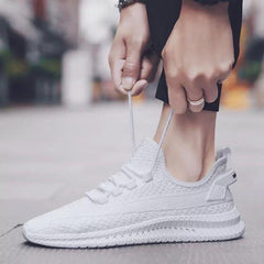 Men's Breathable Lightweight Slip-On Running Walking Sneakers Comfortable