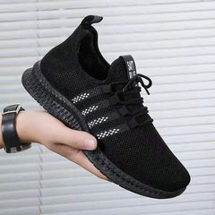 Men's Breathable Lightweight Slip-On Running Walking Sneakers Comfortable