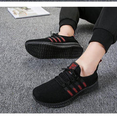 Men's Breathable Lightweight Slip-On Running Walking Sneakers Comfortable