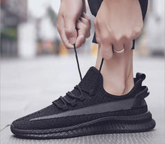 Men's Breathable Lightweight Slip-On Running Walking Sneakers Comfortable