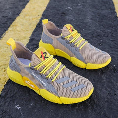 Men's Breathable Lightweight Slip-On Running Walking Sneakers Comfortable