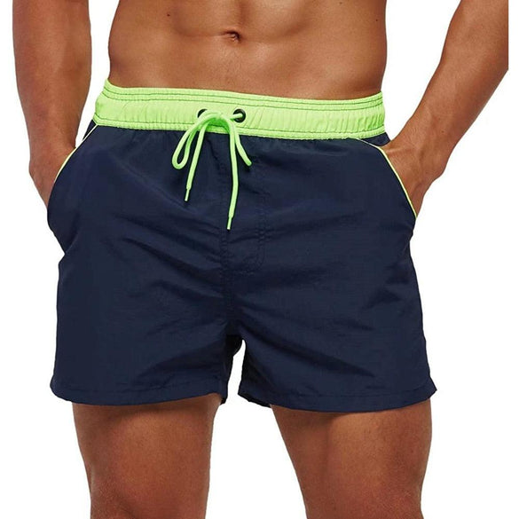 Men's Adjustable Mesh Swim Trunks Beach Board Shorts Summer