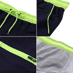 Men's Adjustable Mesh Swim Trunks Beach Board Shorts Summer