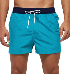 Men's Adjustable Mesh Swim Trunks Beach Board Shorts Summer
