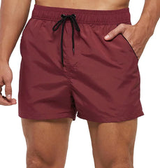 Men's Adjustable Mesh Swim Trunks Beach Board Shorts Summer