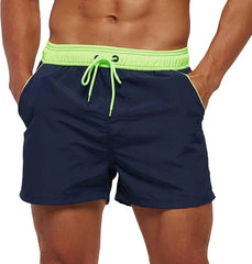 Men's Adjustable Mesh Swim Trunks Beach Board Shorts Summer