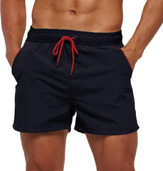 Men's Adjustable Mesh Swim Trunks Beach Board Shorts Summer