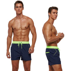 Men's Adjustable Mesh Swim Trunks Beach Board Shorts Summer