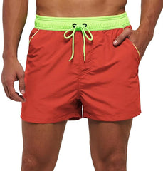 Men's Adjustable Mesh Swim Trunks Beach Board Shorts Summer