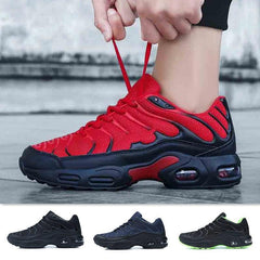 Men's Air Cushion Breathable Mesh Running Walking Sneakers Lightweight