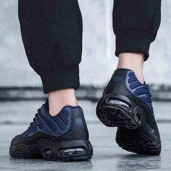 Men's Air Cushion Breathable Mesh Running Walking Sneakers Lightweight