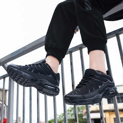 Men's Air Cushion Breathable Mesh Running Walking Sneakers Lightweight