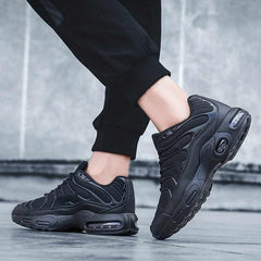 Men's Air Cushion Breathable Mesh Running Walking Sneakers Lightweight