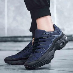 Men's Air Cushion Breathable Mesh Running Walking Sneakers Lightweight