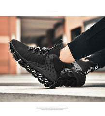 Men's Luxury White Fashion Sneakers Non-Slip Athletic Shoes