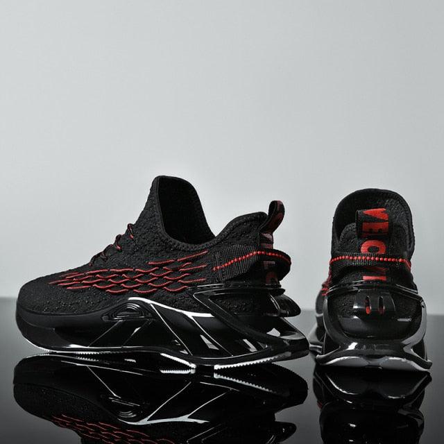 Men's Luxury White Fashion Sneakers Non-Slip Athletic Shoes