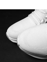 Men's Luxury White Fashion Sneakers Non-Slip Athletic Shoes