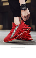 Men's Luxury White Fashion Sneakers Non-Slip Athletic Shoes