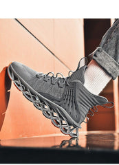 Men's Luxury White Fashion Sneakers Non-Slip Athletic Shoes