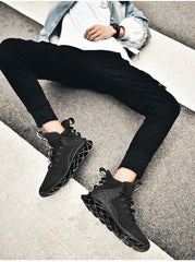 Men's Luxury White Fashion Sneakers Non-Slip Athletic Shoes