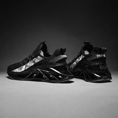 Men's Luxury White Fashion Sneakers Non-Slip Athletic Shoes