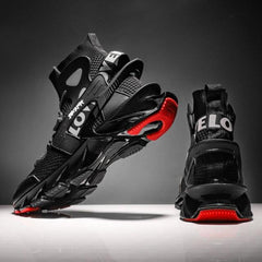 Men's Luxury White Fashion Sneakers Non-Slip Athletic Shoes