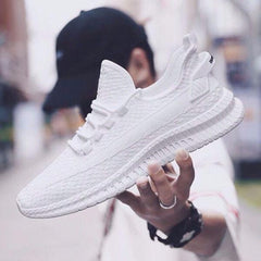 Men's Breathable Lightweight Slip-On Running Walking Sneakers Comfortable