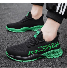 Men's Breathable Lightweight Slip-On Running Walking Sneakers Comfortable