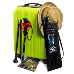 Travel Folding Hiking Poles with Bag and Accessories